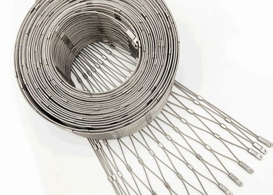 1mm 1.5mm Stainless Steel Rope Wire Mesh Net Untuk Tangga Langkan