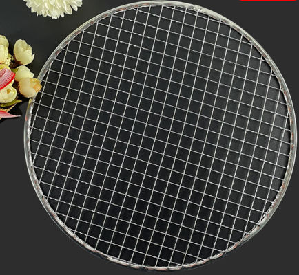 230mm stainless steel BBQ Grill Mesh untuk memasak di luar ruangan
