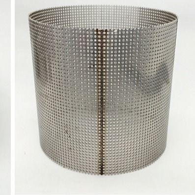 Tabung Filter Logam Aluminium Stainless Steel Berlubang Untuk Sumur Air