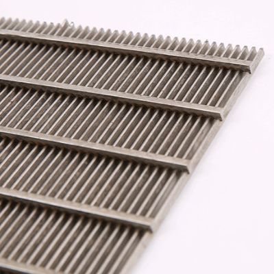 Panel layar kawat kawat stainless steel jenis Johnson untuk industri pertambangan