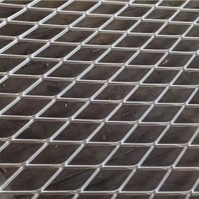 Lubang Kecil 1.22x2.44m Aluminium Lembaran Logam Diperluas Untuk Dekorasi