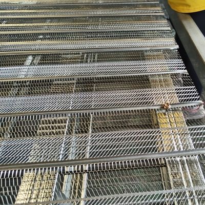 Panel Rib Lath Struktural Galvanis Celup Panas Bahan Bangunan