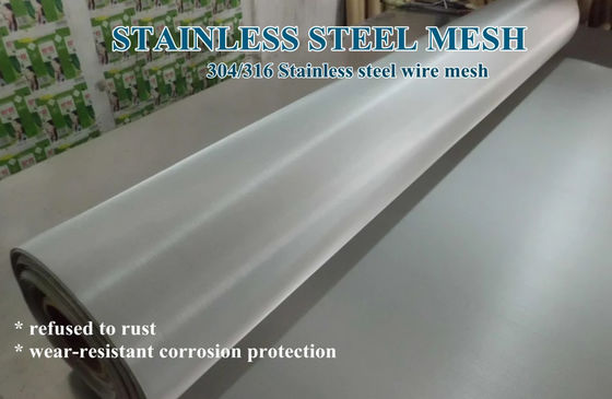 SUS 304 316 Micron Stainless Steel Wire Mesh Untuk Filter