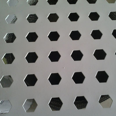 Dekorasi Mesh 1000x2000mm Panel Aluminium Berlubang 0.3mm Tebal