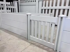 Mudah Pemasangan 6 ft Vinyl Panel Pagar Privasi Luar Backyard