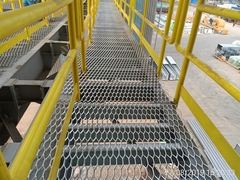 XG-11 Catwalk yang ditinggikan Metal ASTM A123 Metal Steel Grating yang diperluas