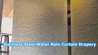 Air Terjun Cascade Mesh untuk Dekorasi Hotel & Pusat Perbelanjaan