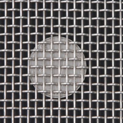 Stainless Steel Crimped Wire Mesh untuk Screening Sieve tahan korosi