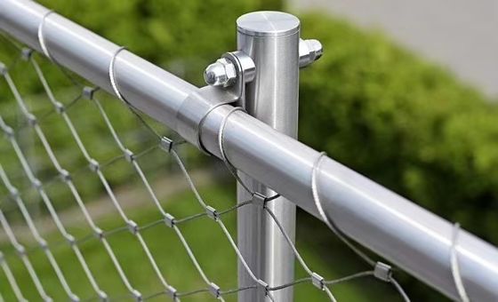 Rope Steel Wire Mesh 304/316 untuk Zoo Enclosures