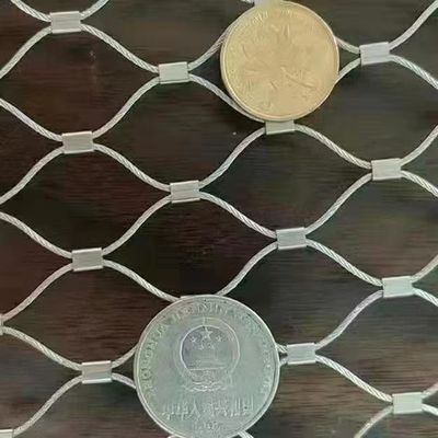 Baja tahan karat 304 316 Tali Wire Mesh 2mm 2.5mm 3mm Ketebalan