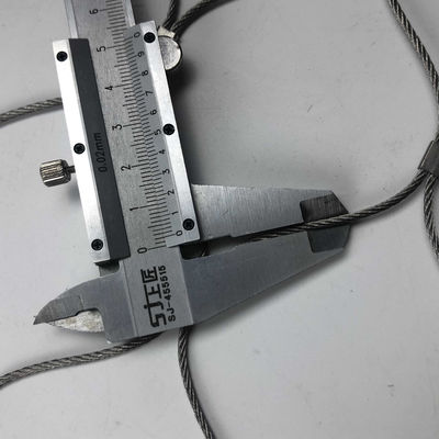 Ukuran Custom Baja tahan karat 304 Ringan 1mm 1.5mm Anti-pencurian Keamanan Wire Mesh Bag