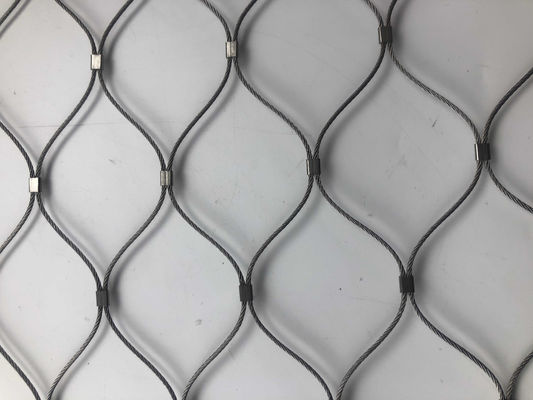 Baja tahan karat 304 316 Tali Wire Mesh 2mm 2.5mm 3mm Ketebalan