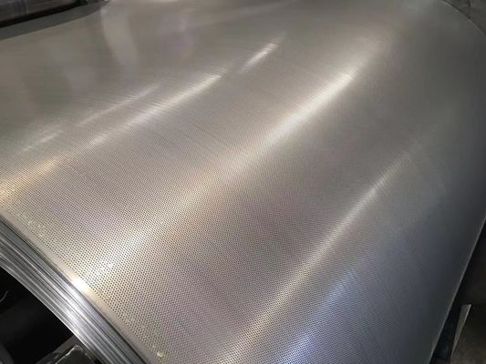 Filter Jaring Logam Etsing Desain Lubang Bulat Stainless Steel 304 316 untuk Filtrasi Fluida