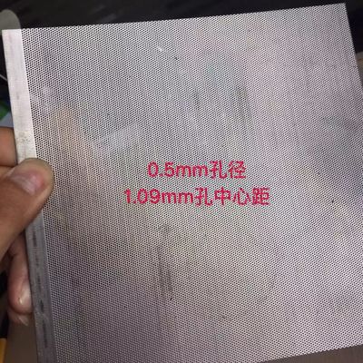 Filter Jaring Logam Etsing Desain Lubang Bulat Stainless Steel 304 316 untuk Filtrasi Fluida