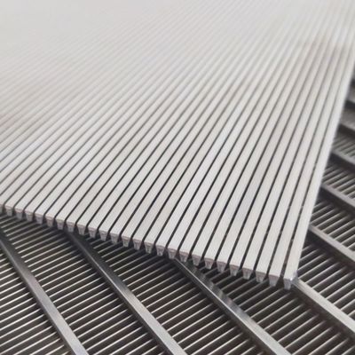 SS 304 316 Lampu kawat wedge untuk industri pertambangan dan kimia