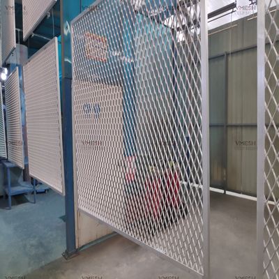 Panel Langit-Langit Jaring Logam Ekspansi Aluminium Dekoratif 0.5mm