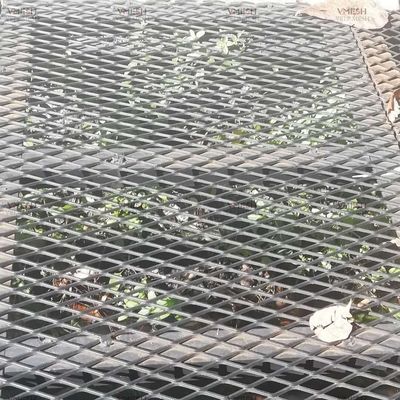 Anti-slip diangkat Metal Mesh Expanded Heavy Duty Hexagon Untuk Platform