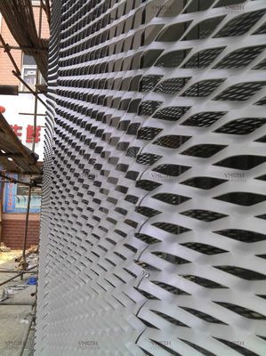 Langit-langit Jaring Logam Ekspansi Aluminium Kustom 3003 Anodized