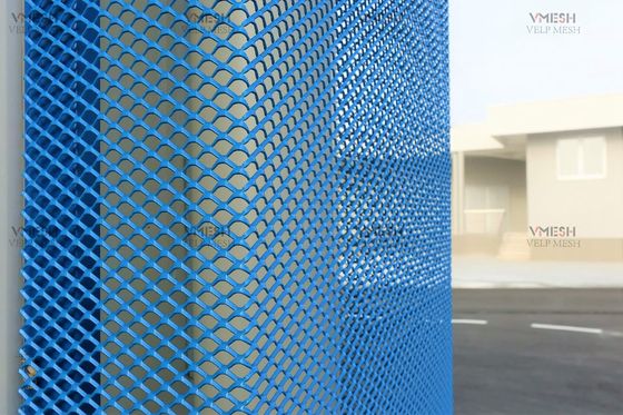 Panel Plafon Logam Ekspansi Aluminium PVDF Hitam
