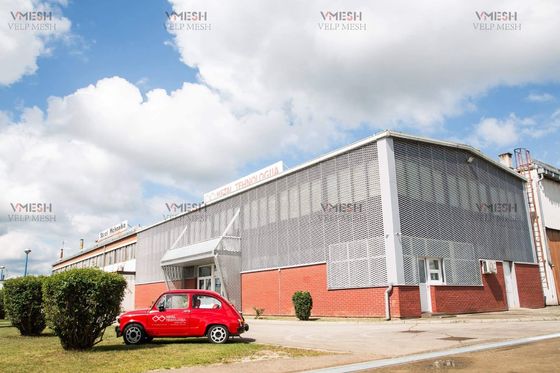 Akzonobel PVDF Aluminium Expanded Metal Sheet untuk Wall Cover