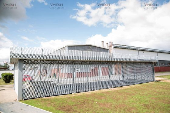 Panel Plafon Logam Ekspansi Aluminium PVDF Hitam