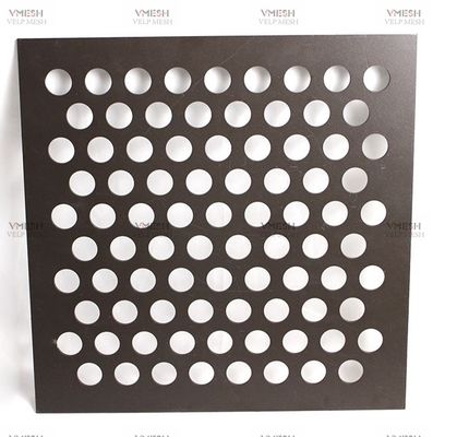 Aluminium Perforated Metal Facade Cladding untuk dinding dekoratif