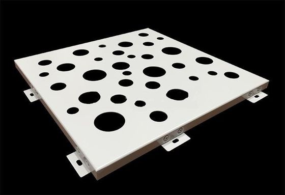 Fasad Logam Berlubang PVDF Dalam Ruangan 1500x2500mm Jaring Dekoratif