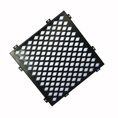 Fasad Logam Berlubang PVDF Dalam Ruangan 1500x2500mm Jaring Dekoratif