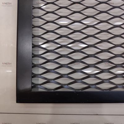 Aluminium Merah Metal 4x8 Feet Small Hole Diamond Pola