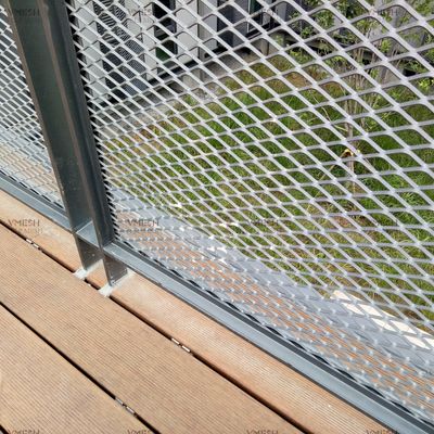 Galvanized Expanded Metal Security Fence - tahan api & tahan korosi