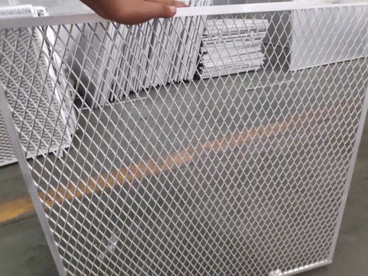 Jaring Logam Ekspansi Aluminium Lapis Bubuk 1.2x2.4m
