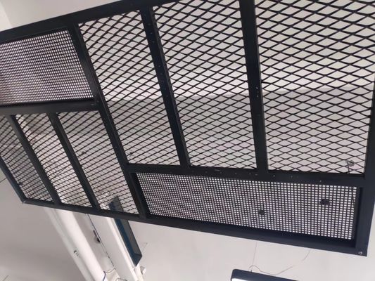 Langit-langit Jaring Logam Ekspansi Aluminium Kustom 3003 Anodized