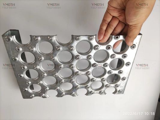 Aluminium 3,5 mm Lubang Bulat Retakan Keamanan Non-slip untuk langkah tangga