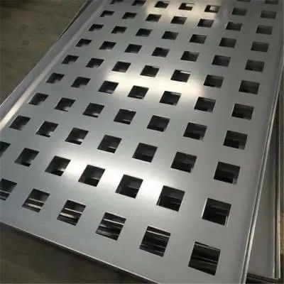 Hexagonal Hole Aluminium Perforated Mesh Sheet Ketebalan 1mm