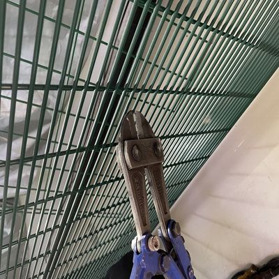 Pagar Kawat Las Galvanis Celup Panas Hijau 4.0mm