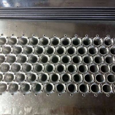Hot dip galvanis 5 lubang saluran bundar perf o grip kisi 300mm
