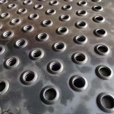 Plat Jalan Kaki Anti-selip Aluminium Diamond Grip Strut Grating 2-5m