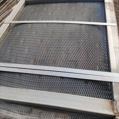 Jaring Logam Ekspansi Galvanis Berlian Berlapis G90 G60 Standar Amerika 1,75lbs