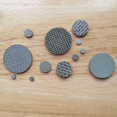 Disk Filter Sinter Baja Tahan Karat 316 untuk Filtrasi Cairan