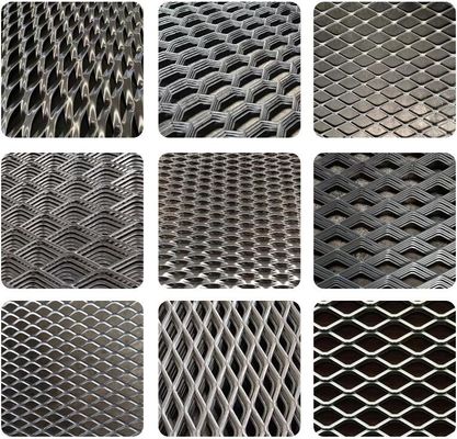 Diamond Hole Hexagon Hole Expanded Metal Mesh Grille Galvanized