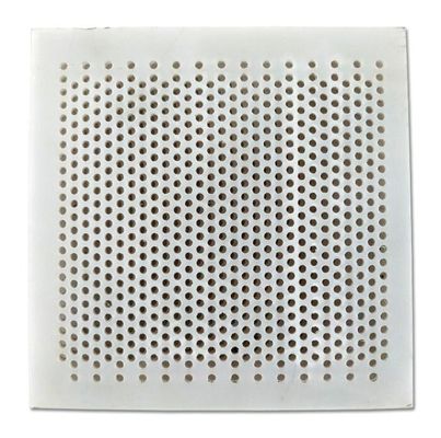 Lapisan bubuk Bronze warna emas Honeycomb Lubang bulat lubang Metal Mesh Perforated Metal Sheet