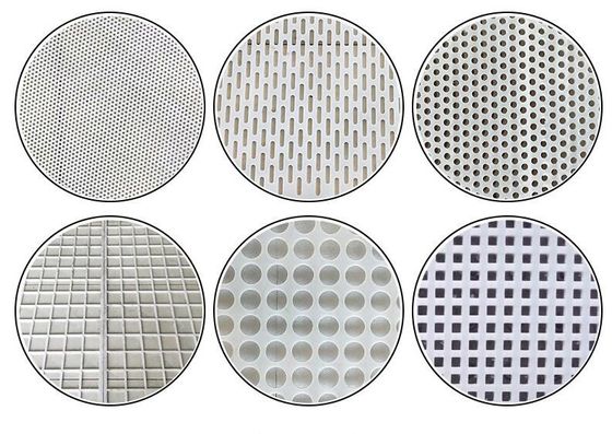 Lapisan bubuk Bronze warna emas Honeycomb Lubang bulat lubang Metal Mesh Perforated Metal Sheet