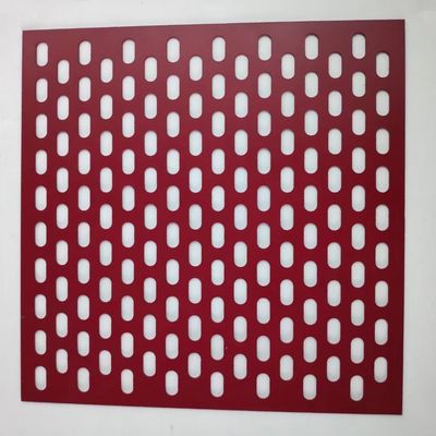 Lembaran Logam Berlubang Aluminium Kustom untuk Dekorasi 0.5-8mm