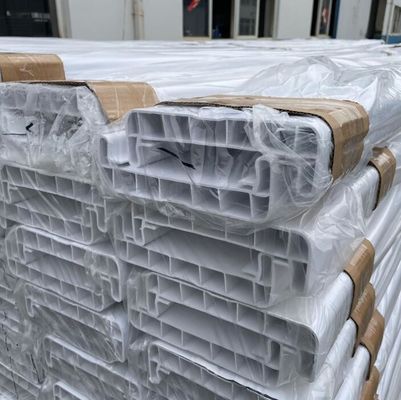 Pagar Kuda PVC 4-Rel 5 kaki x 8 kaki Putih Ramah Lingkungan Vinyl
