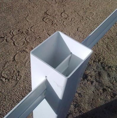 Sapi Vinyl 2 Rel 3 Rel Mudah Mengumpulkan DIY PVC Ranch Rail Pagar