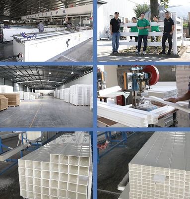 Pagar Taman Pagar Rel Kuda Putih PVC Vinyl Ramah Lingkungan