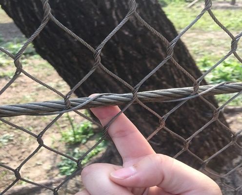 Kabel Jaring Baja Tahan Karat Oksidasi Hitam 3mm untuk Dekorasi