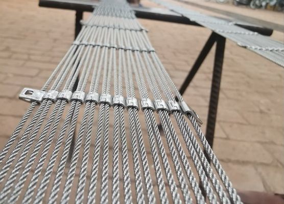 Rope Mesh stainless steel 2mm untuk Zoo Enclosures 304/316
