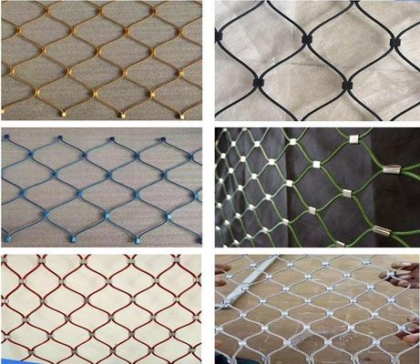 Rope Mesh stainless steel 20x20mm 304/316 untuk dekorasi zoo aviary