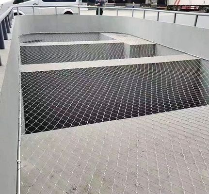 Kawat Jaring Kabel Stainless Steel Tahan UV Umur Panjang dengan Dimensi Batas 1*10m/2*5m/2*3m/10*10m